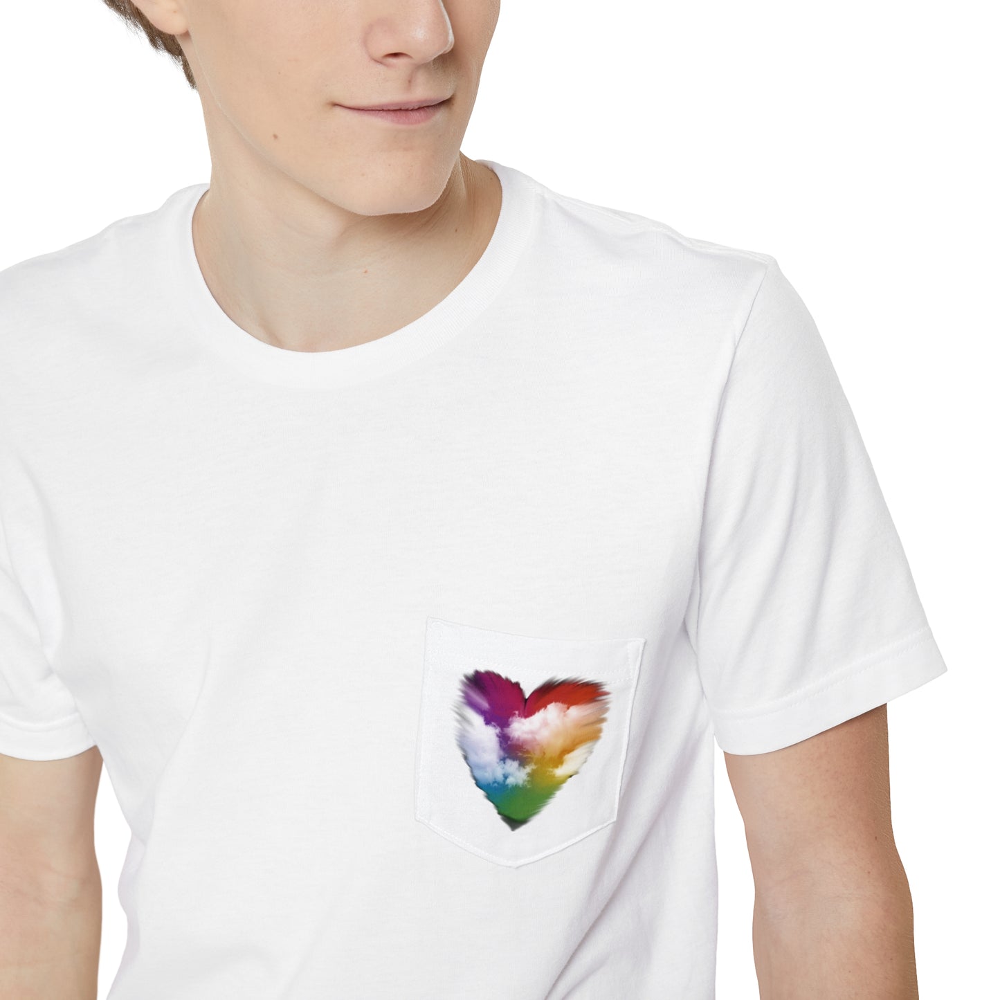 Unisex Pocket Tee - "Hearts of Promise."