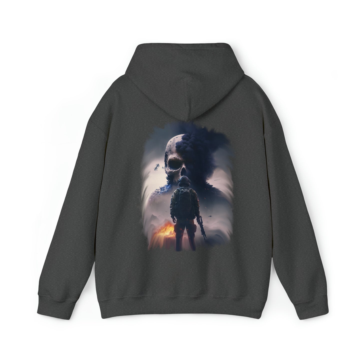 Hooded Sweatshirt - "Warrior's Stare"