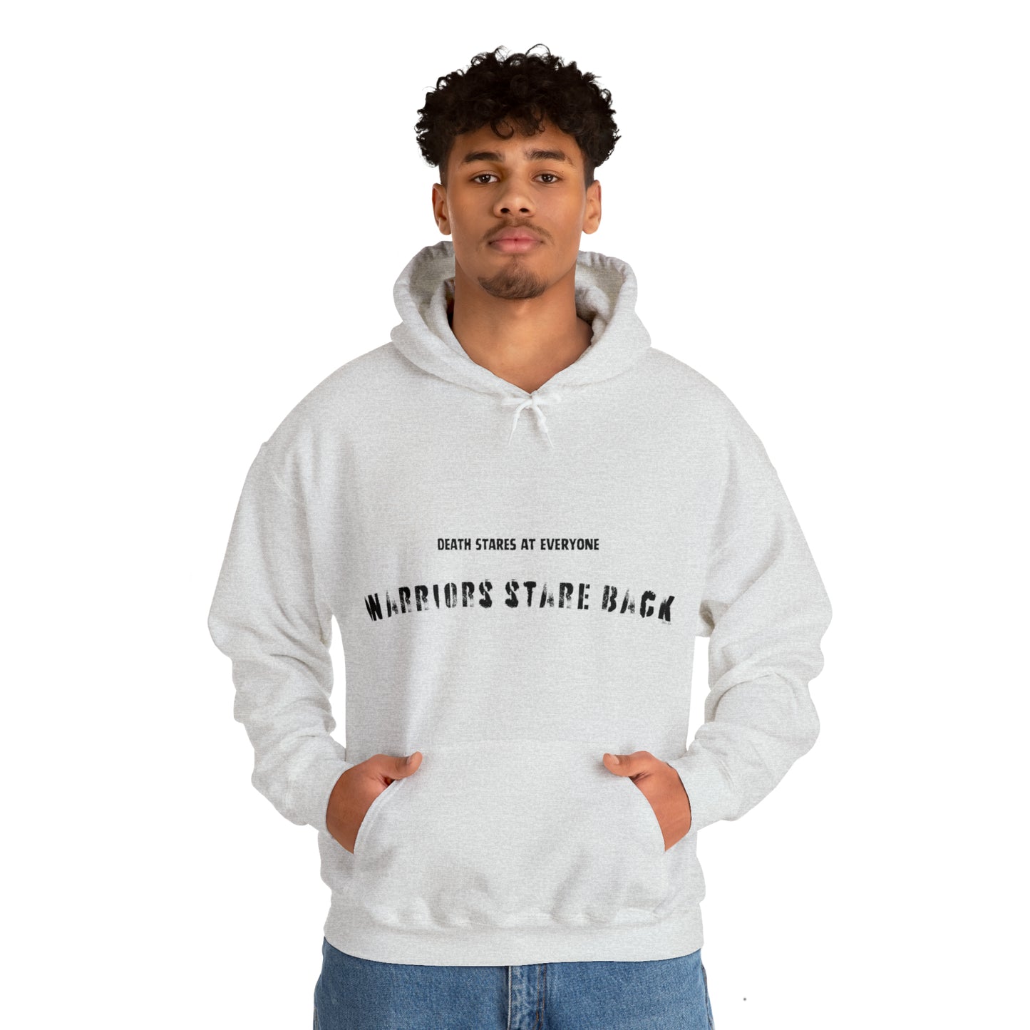 Hooded Sweatshirt - "Warrior's Stare"