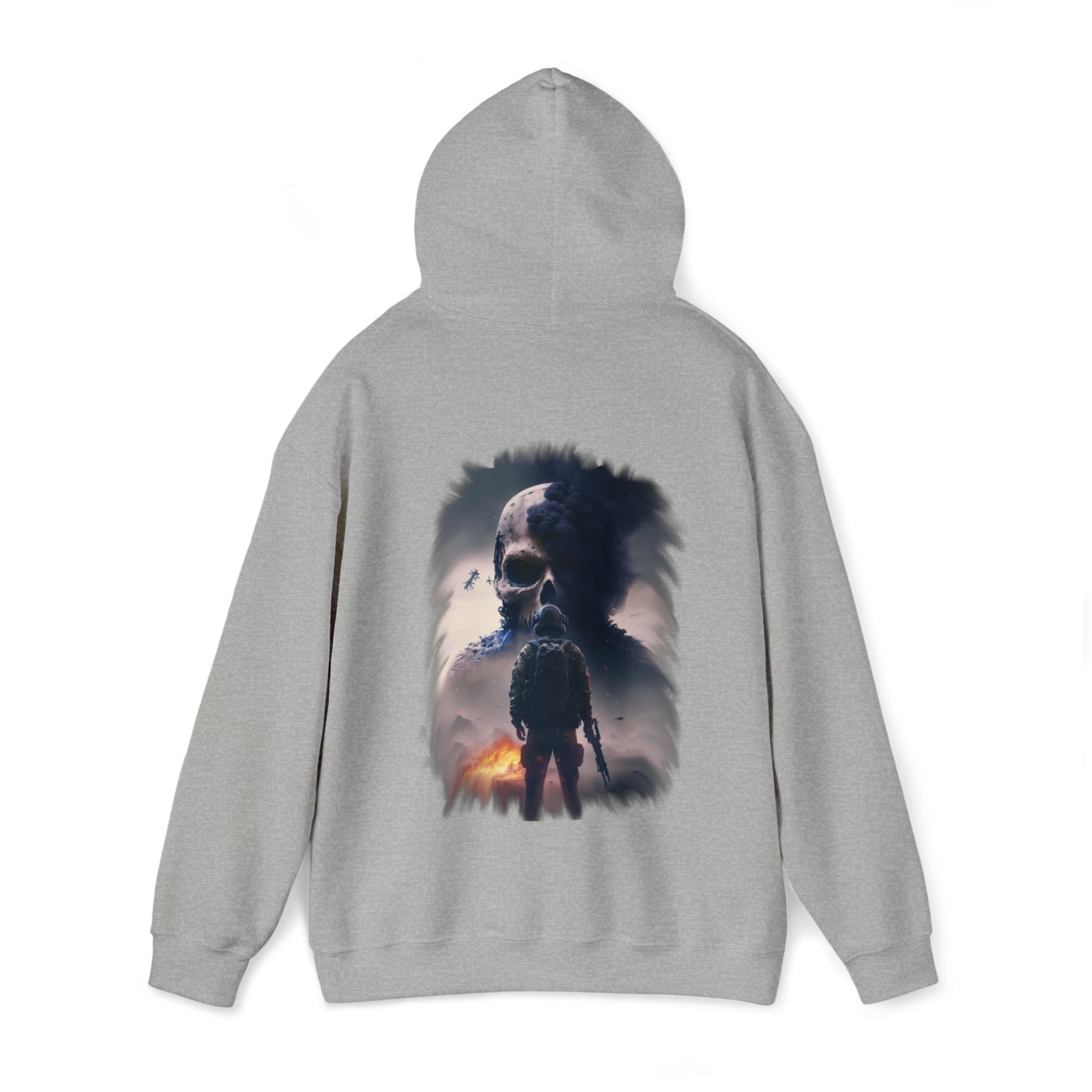 Hooded Sweatshirt - "Warrior's Stare"