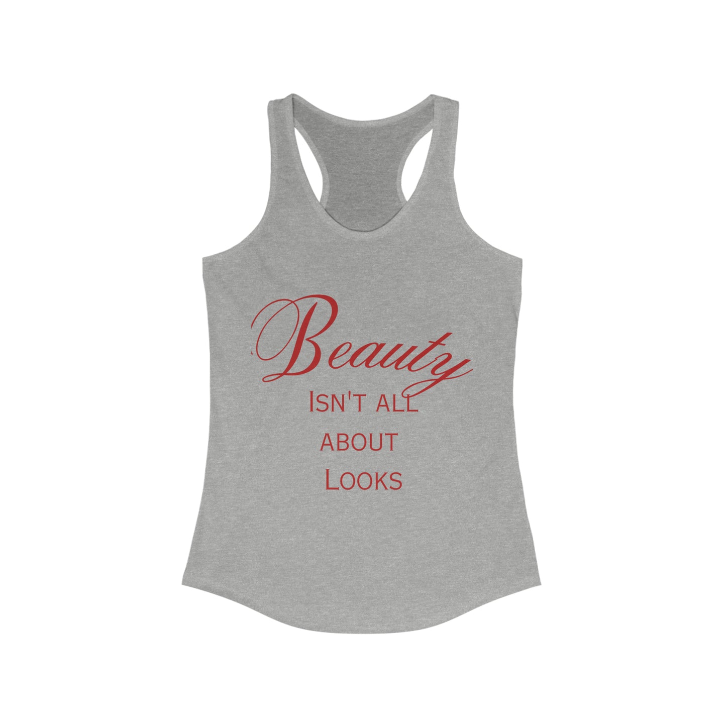 Women's Ideal Racerback Tank - "Confident Beauty"