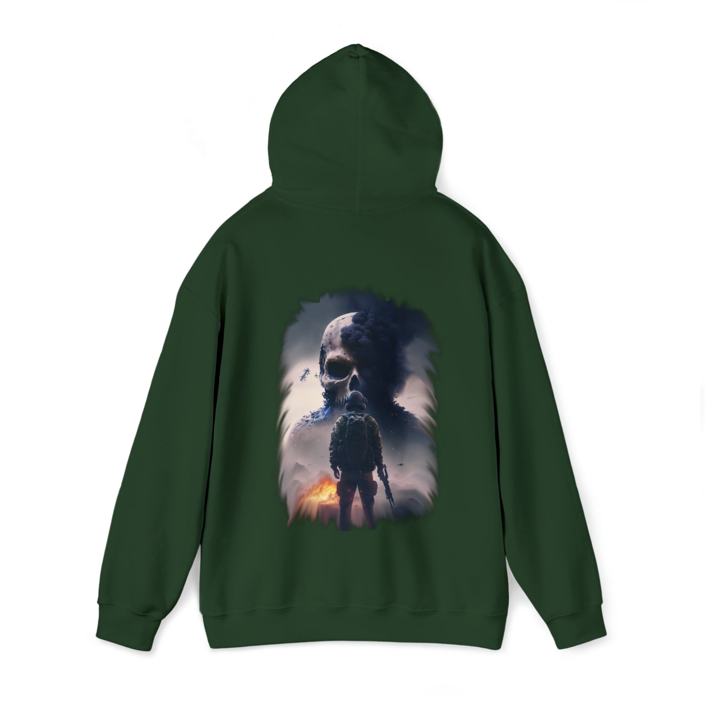 Hooded Sweatshirt - "Warrior's Stare"