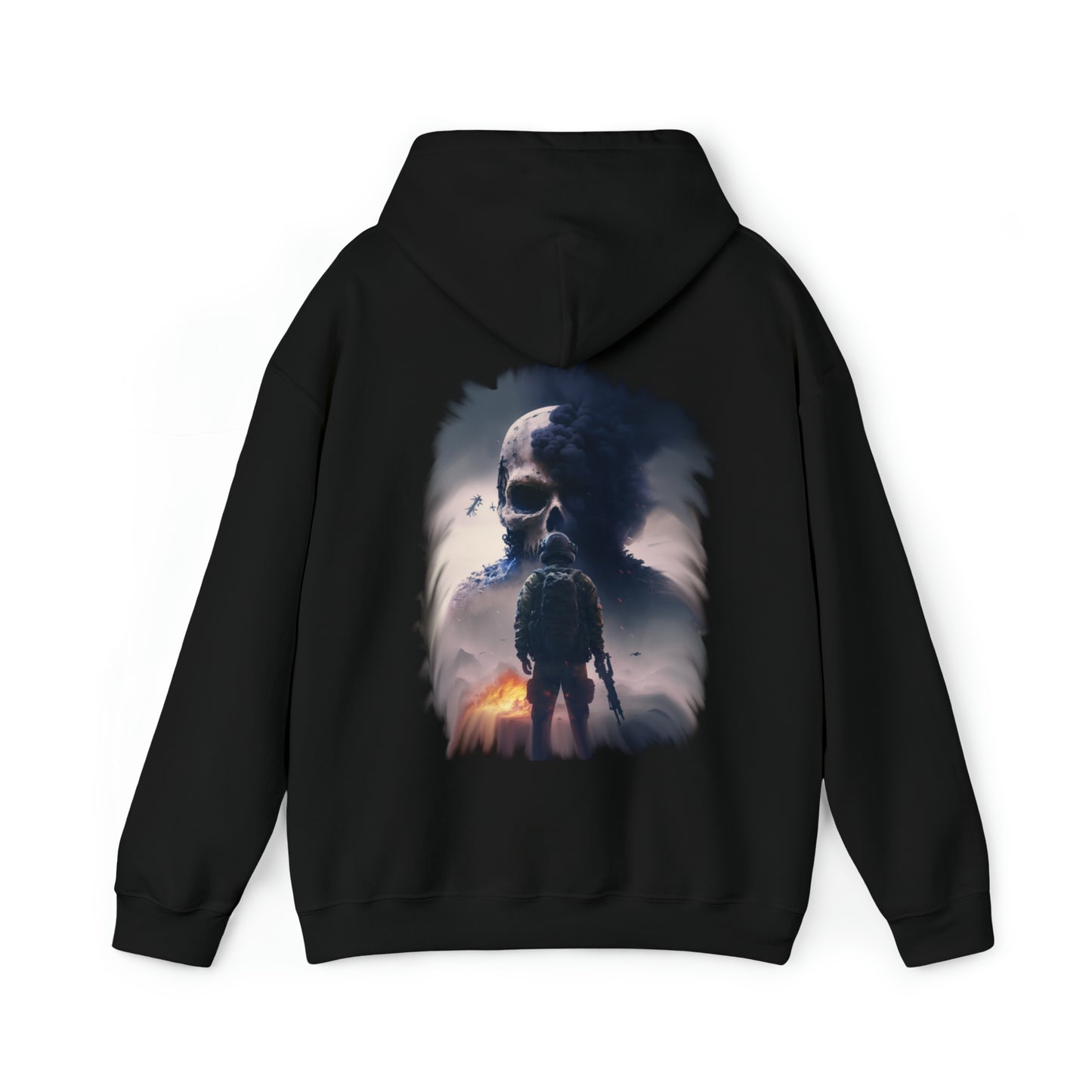 Hooded Sweatshirt - "Warrior's Stare"