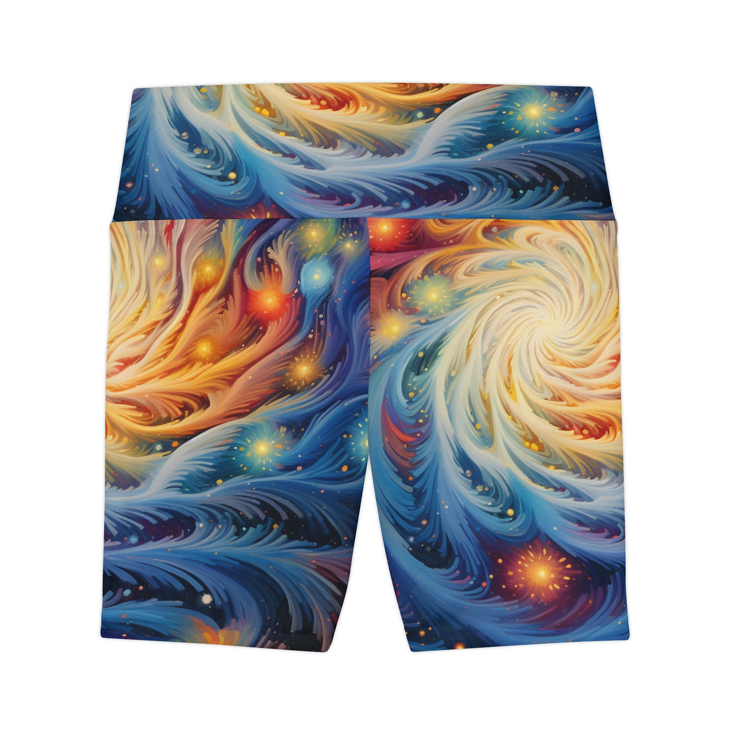 Galaxy Burst Women's Workout Shorts