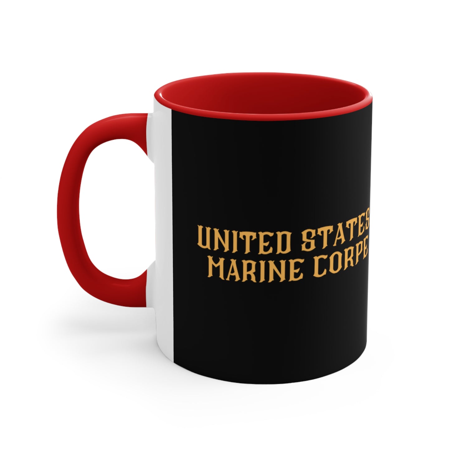 Accent Coffee Mug - "Semper Fi Marine Corps."