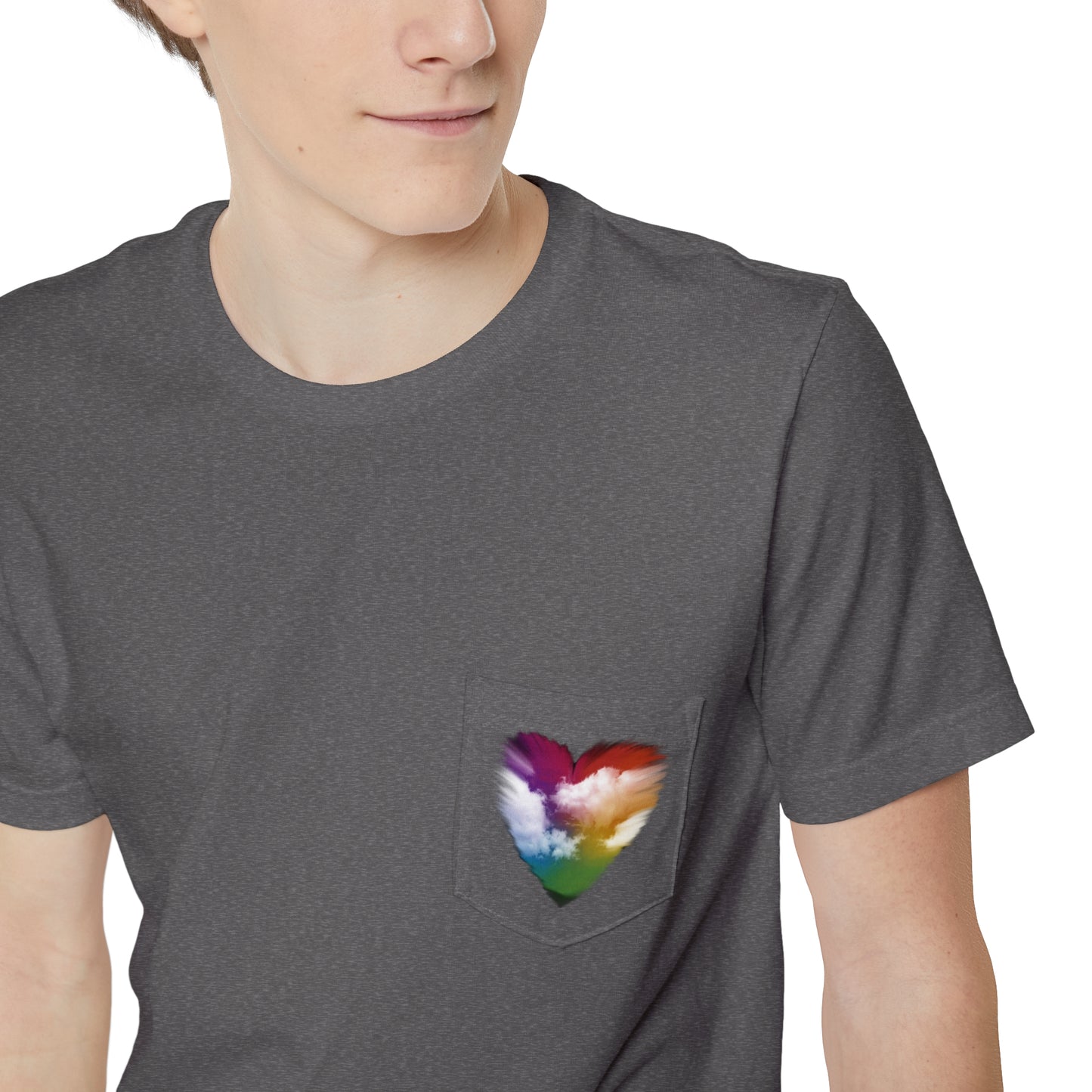 Unisex Pocket Tee - "Hearts of Promise."