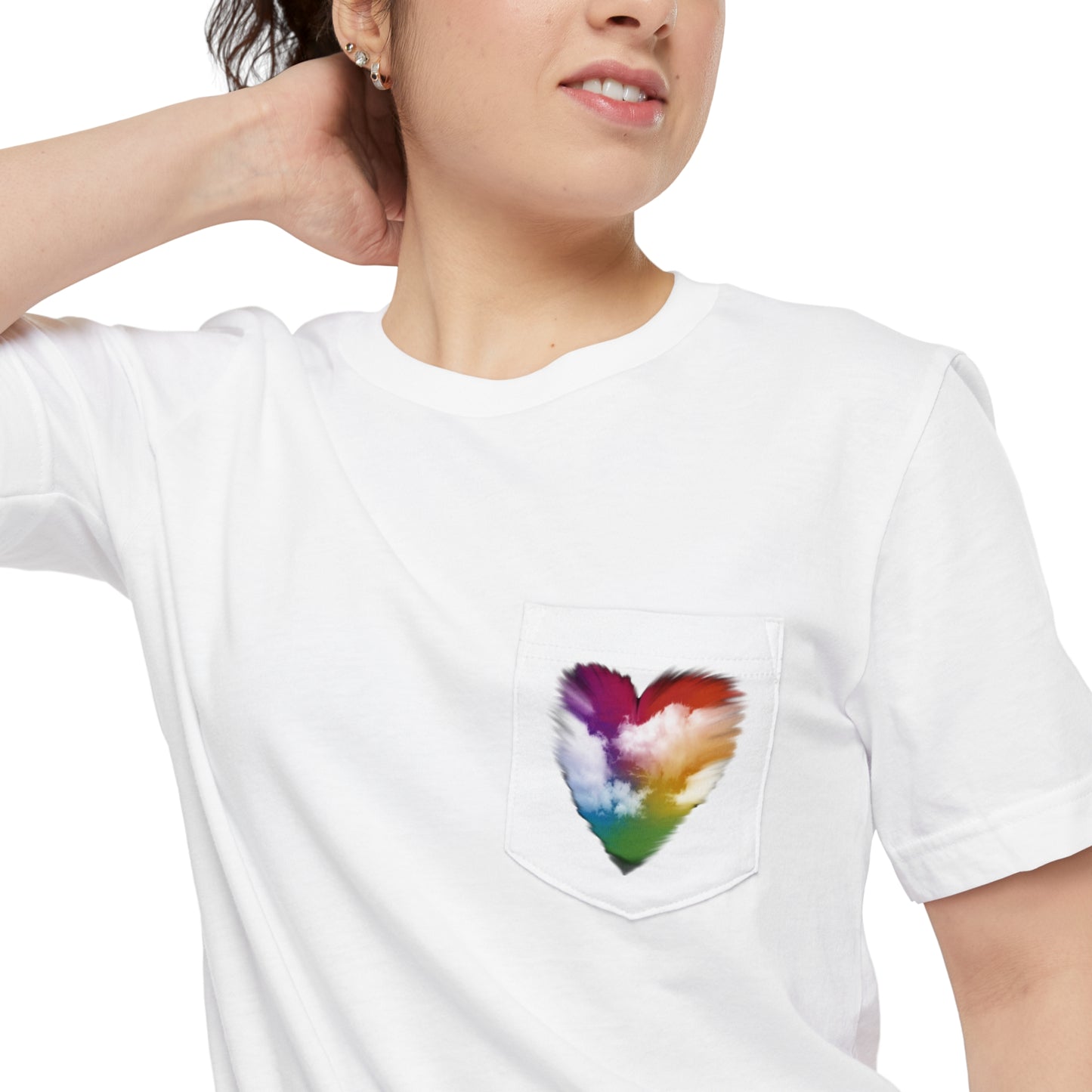 Unisex Pocket Tee - "Hearts of Promise."