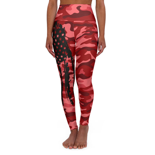 R.E.D. Camouflage High Waisted Yoga Leggings