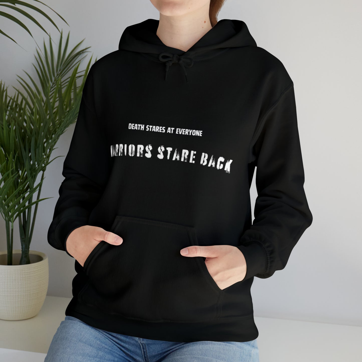 Hooded Sweatshirt - "Warrior's Stare"