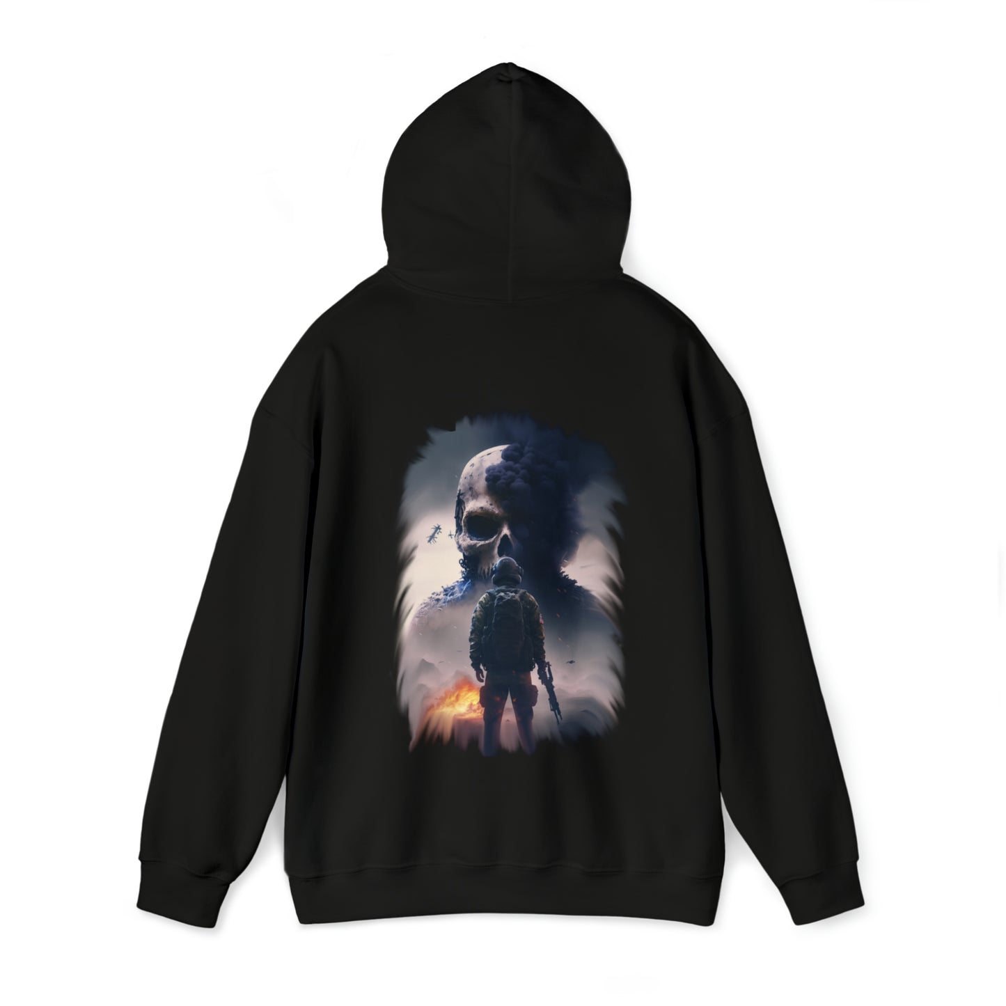 Hooded Sweatshirt - "Warrior's Stare"