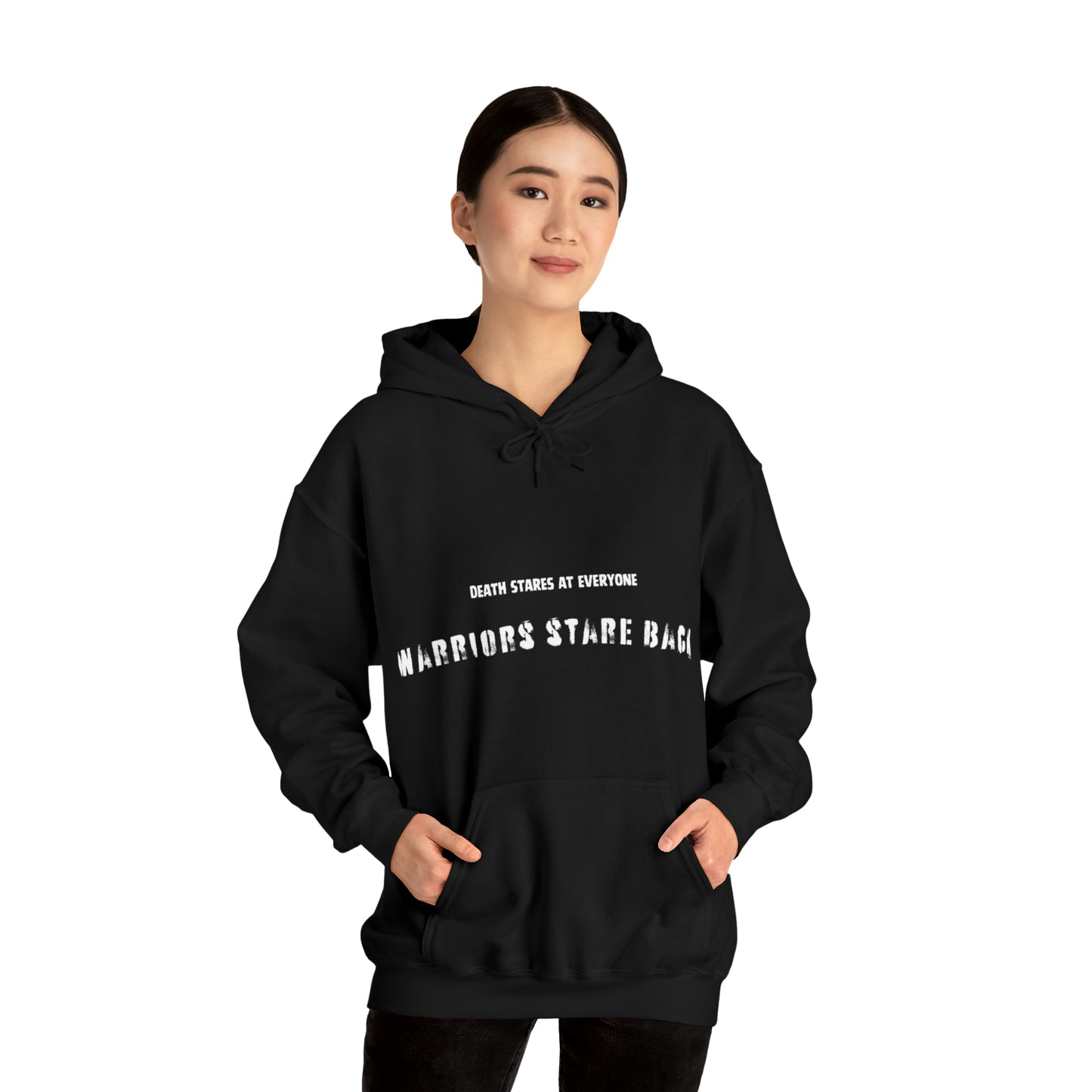 Hooded Sweatshirt - "Warrior's Stare"