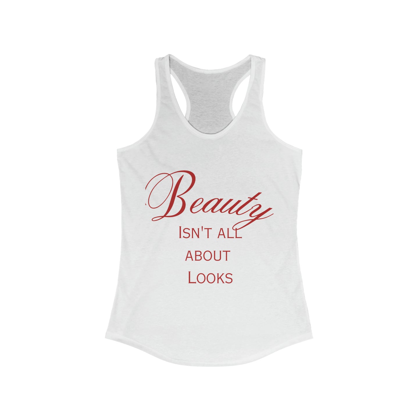 Women's Ideal Racerback Tank - "Confident Beauty"