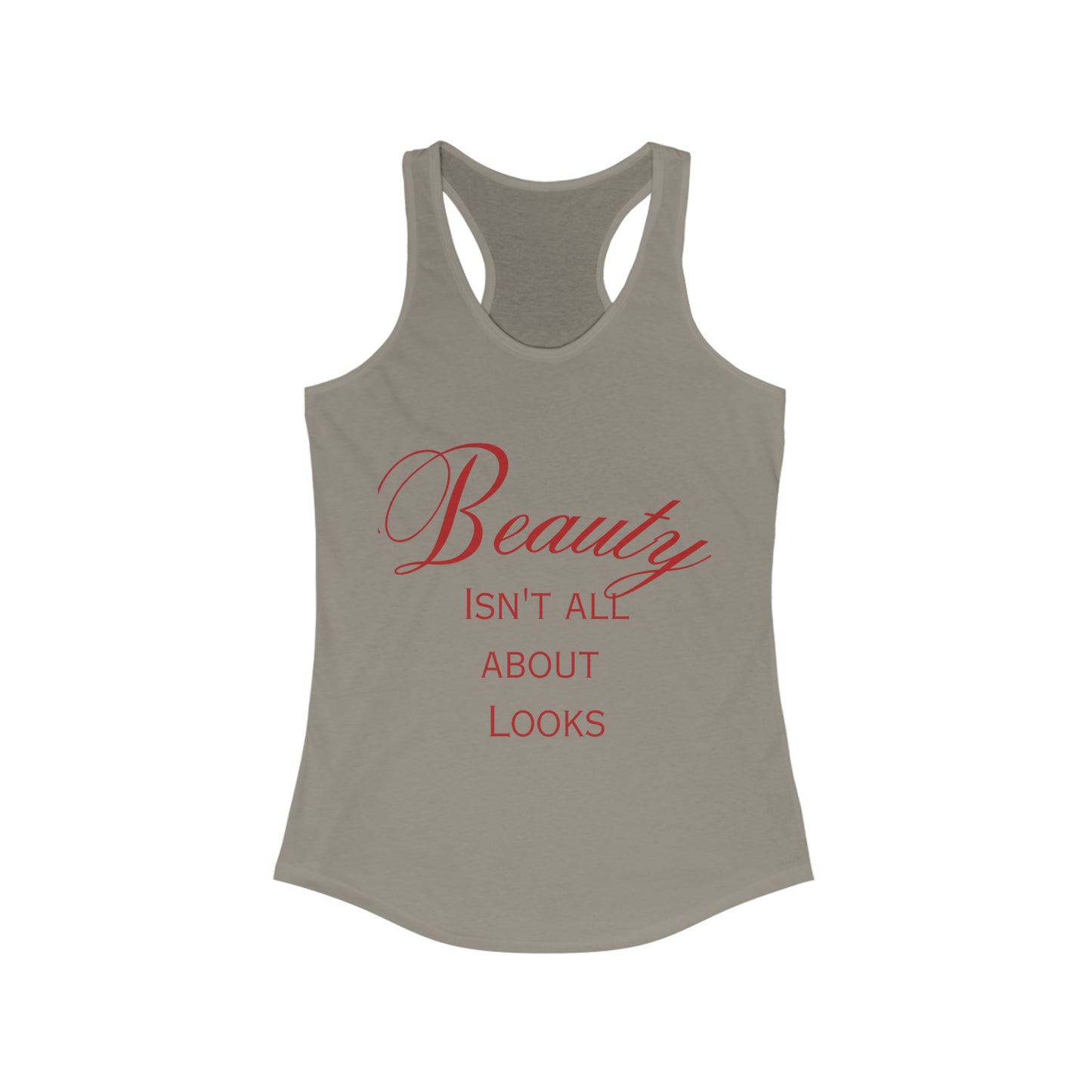 Women's Ideal Racerback Tank - "Confident Beauty"