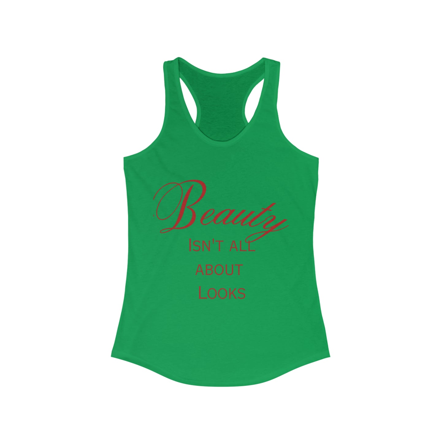 Women's Ideal Racerback Tank - "Confident Beauty"