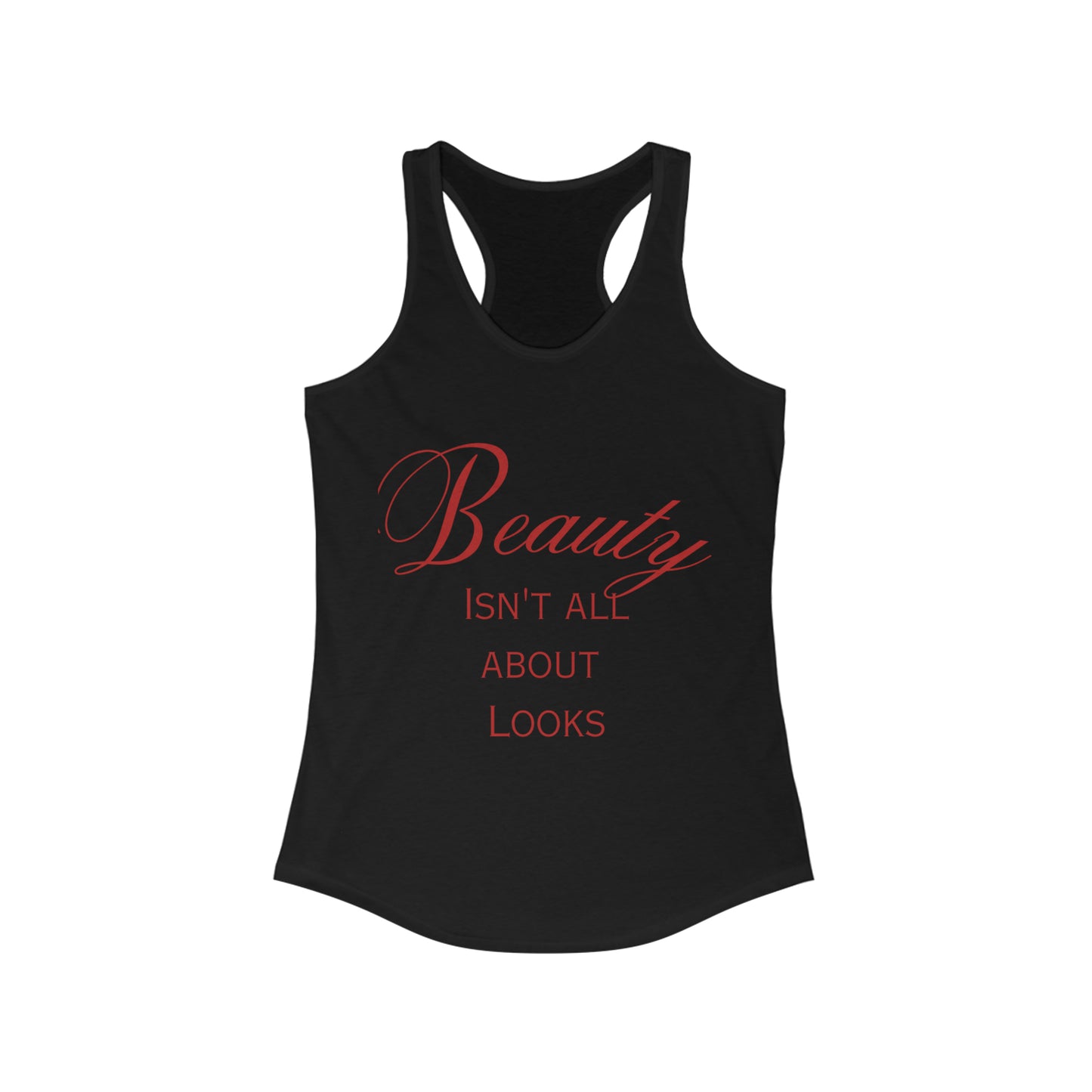 Women's Ideal Racerback Tank - "Confident Beauty"