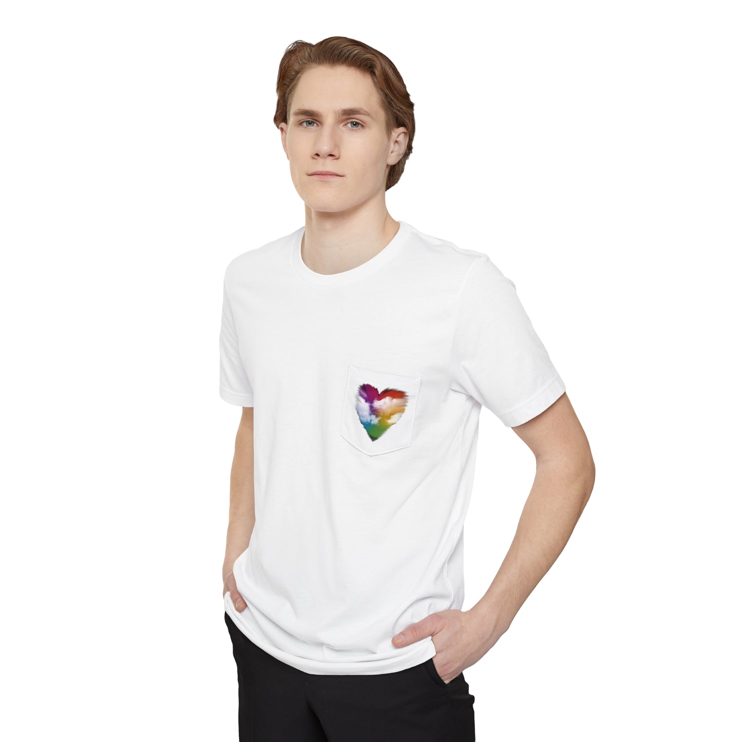 Unisex Pocket Tee - "Hearts of Promise."