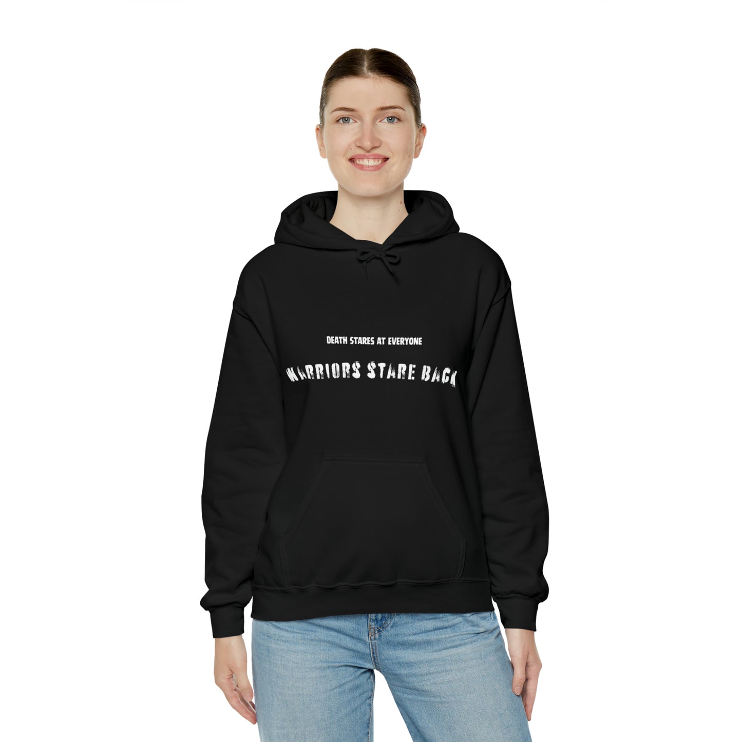 Hooded Sweatshirt - "Warrior's Stare"