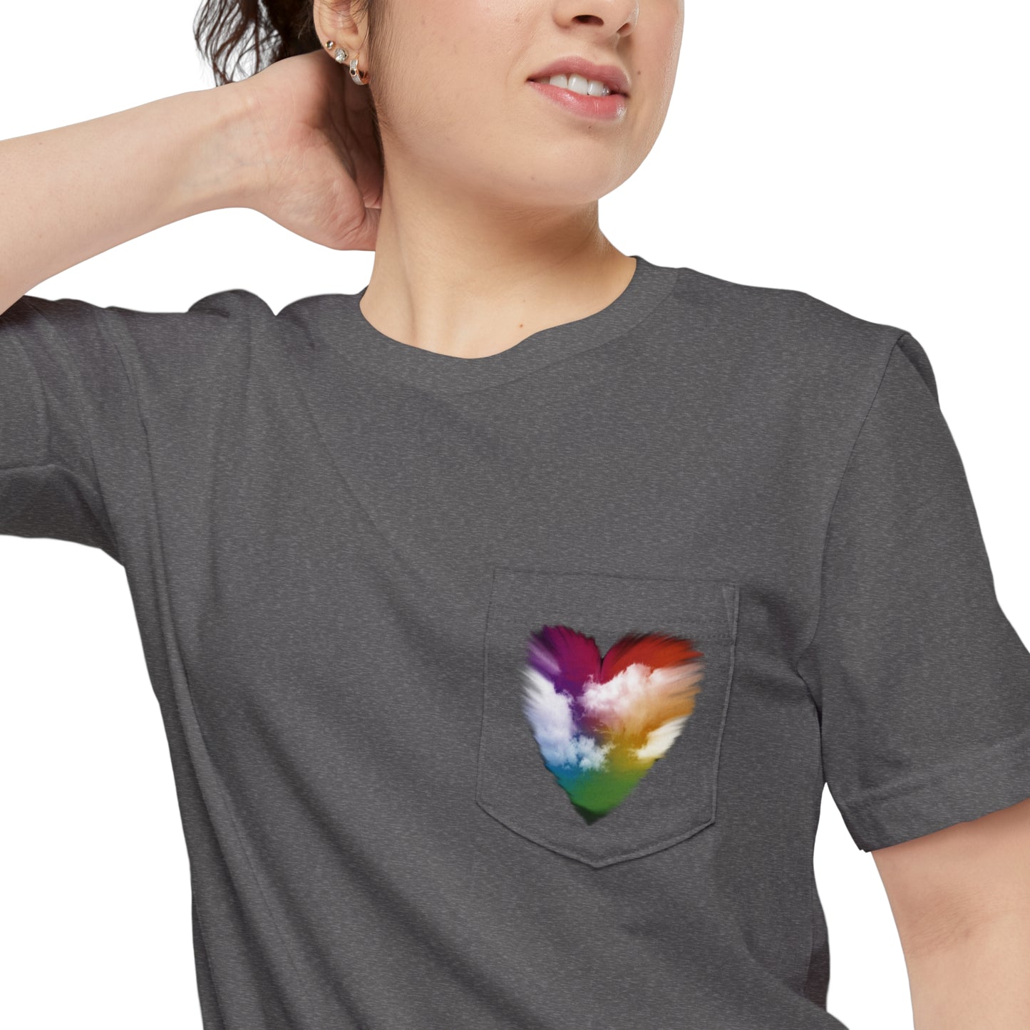 Unisex Pocket Tee - "Hearts of Promise."