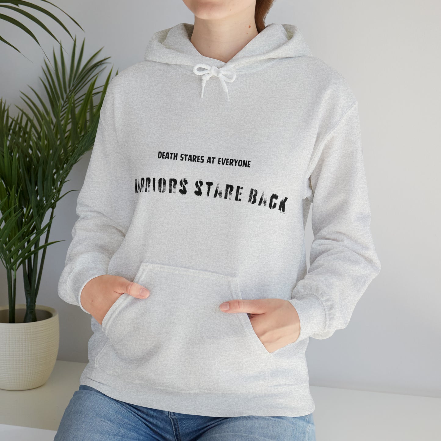 Hooded Sweatshirt - "Warrior's Stare"