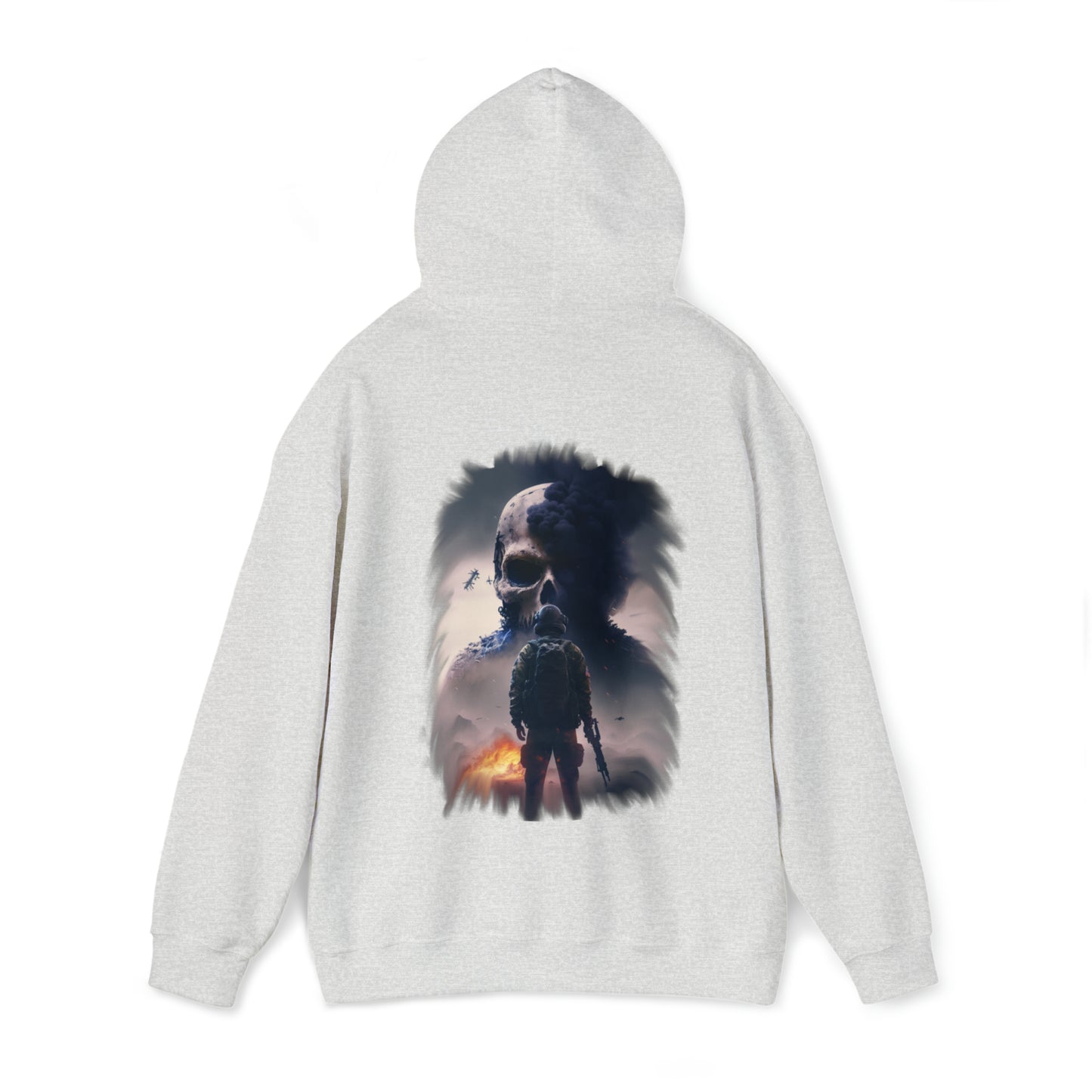 Hooded Sweatshirt - "Warrior's Stare"