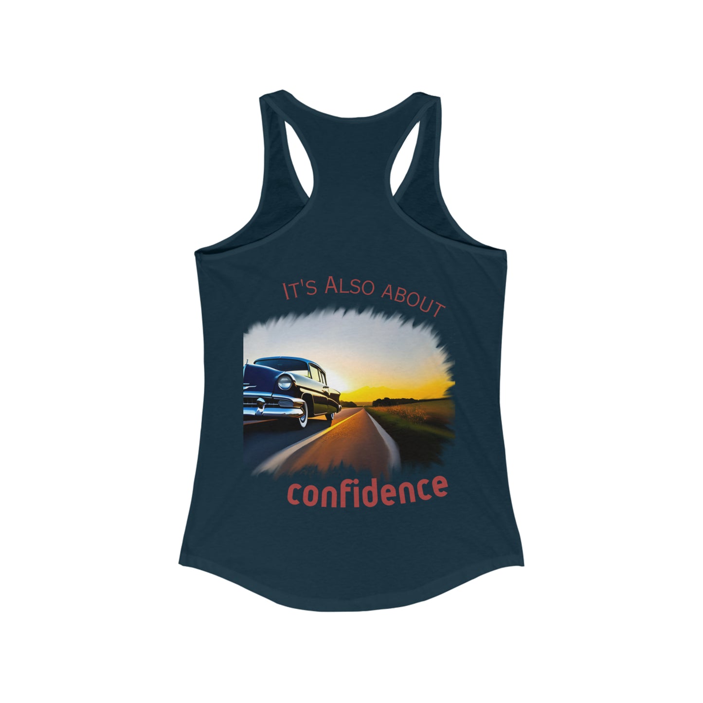 Women's Ideal Racerback Tank - "Confident Beauty"