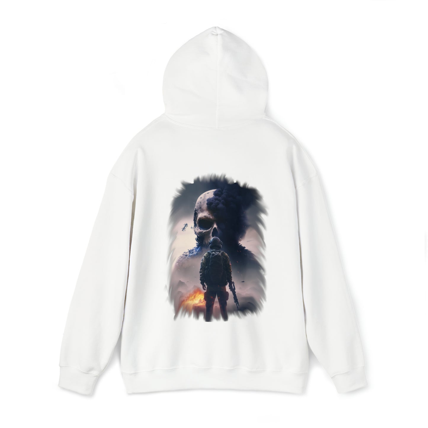 Hooded Sweatshirt - "Warrior's Stare"