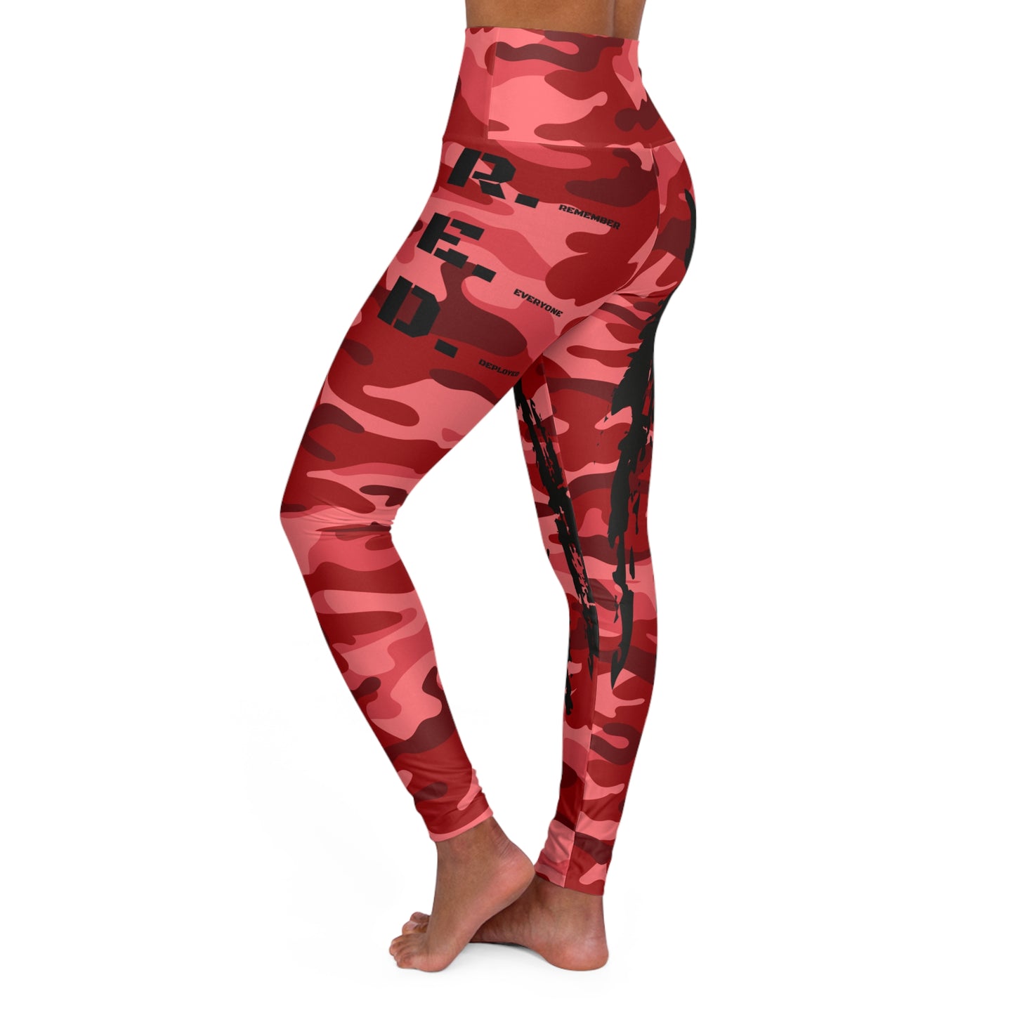 R.E.D. Camouflage High Waisted Yoga Leggings