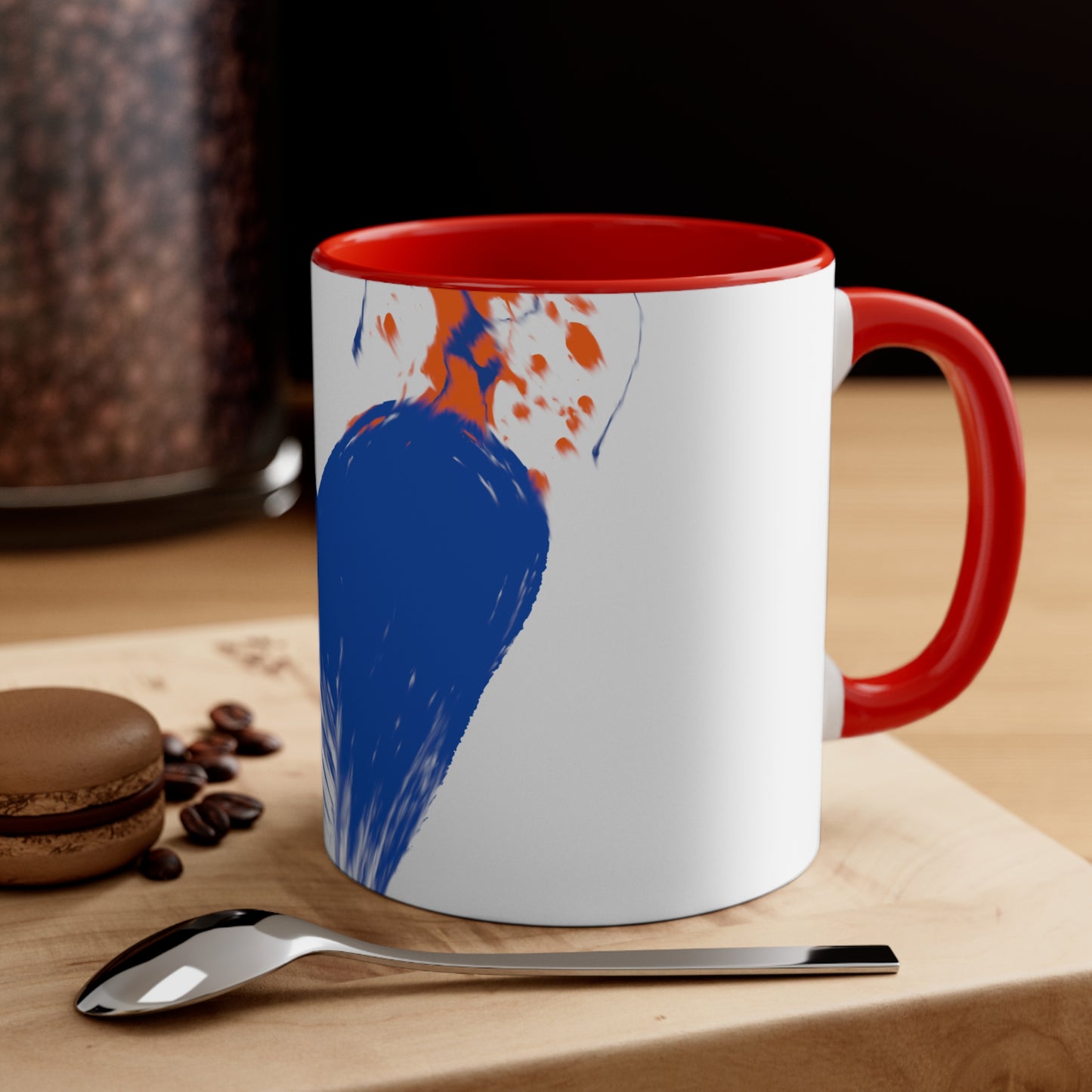 The Accent Coffee Mug - "Blue Heart"