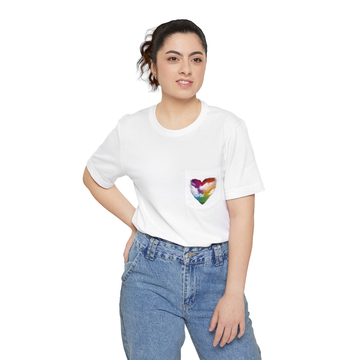 Unisex Pocket Tee - "Hearts of Promise."